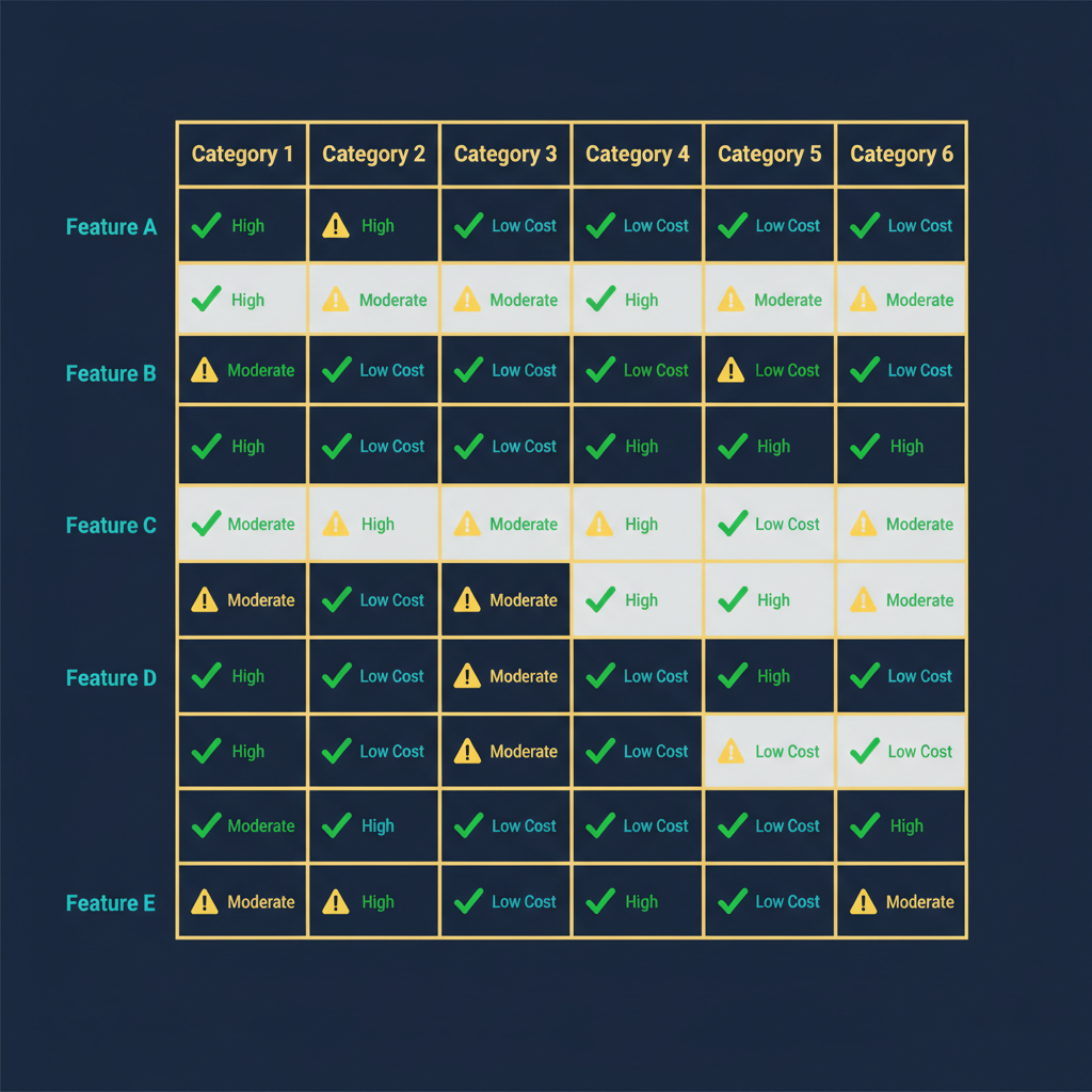 Decision matrix infographic comparing the five compliant agentic AI patterns across audit trail, human oversight, determinism, cost, and use case
